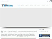 Tablet Screenshot of huntleyradio.com
